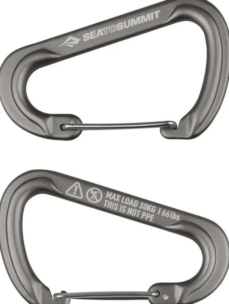 Sea To Summit Large Accessory Carabiners - 2pcs - Grey