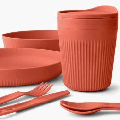 Sea To Summit Passage Dinnerware Set - 1P - 7 Piece - Spicy Orange