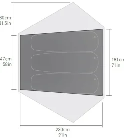 Sea To Summit Telos TR3 PLUS Tent Package - Green