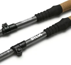 SILVA Trekking Poles Aluminum Z-fold - Grey