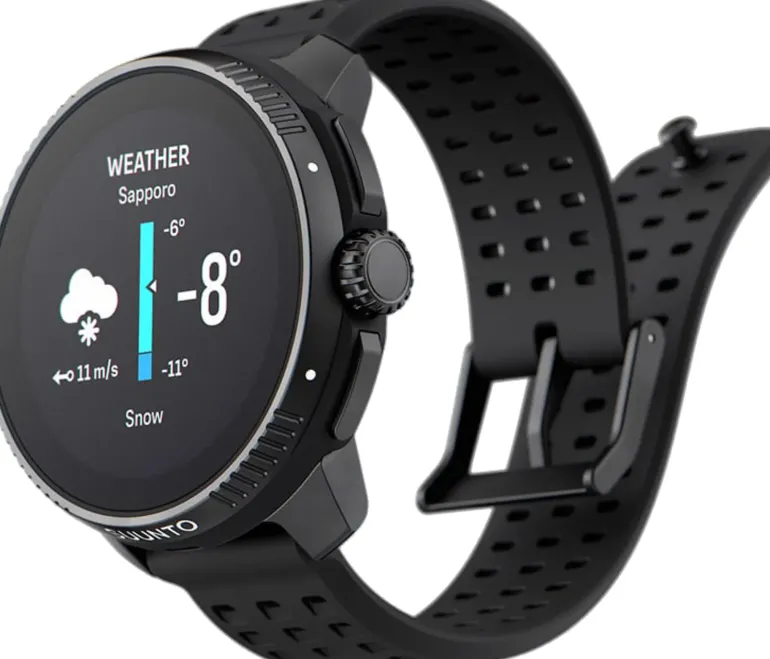 Suunto Race Sports Watch - All Black-Stainless Steel