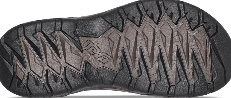 Teva Mens Terra Fi 5 Universal Leather Sandals - Dark Gull Grey