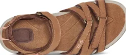 Teva Womens Tirra Leather Sandals - Honey Brown
