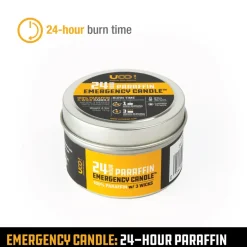 UCO Emergency Candle Lantern Paraffin - 24 Hour