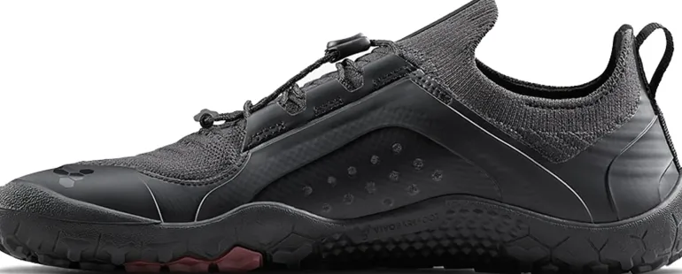 Vivobarefoot Mens Primus Trail Knit FG Shoes - Obsidian-Obsidian
