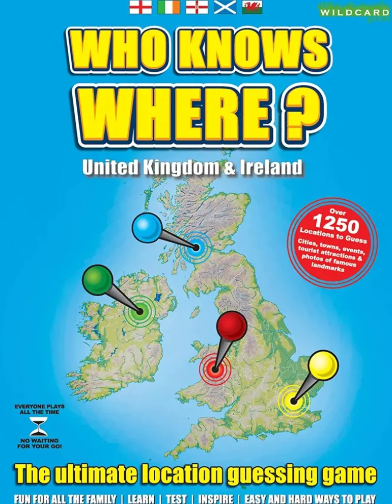 Wildcard Games Who Knows Where - UK and Ireland Game