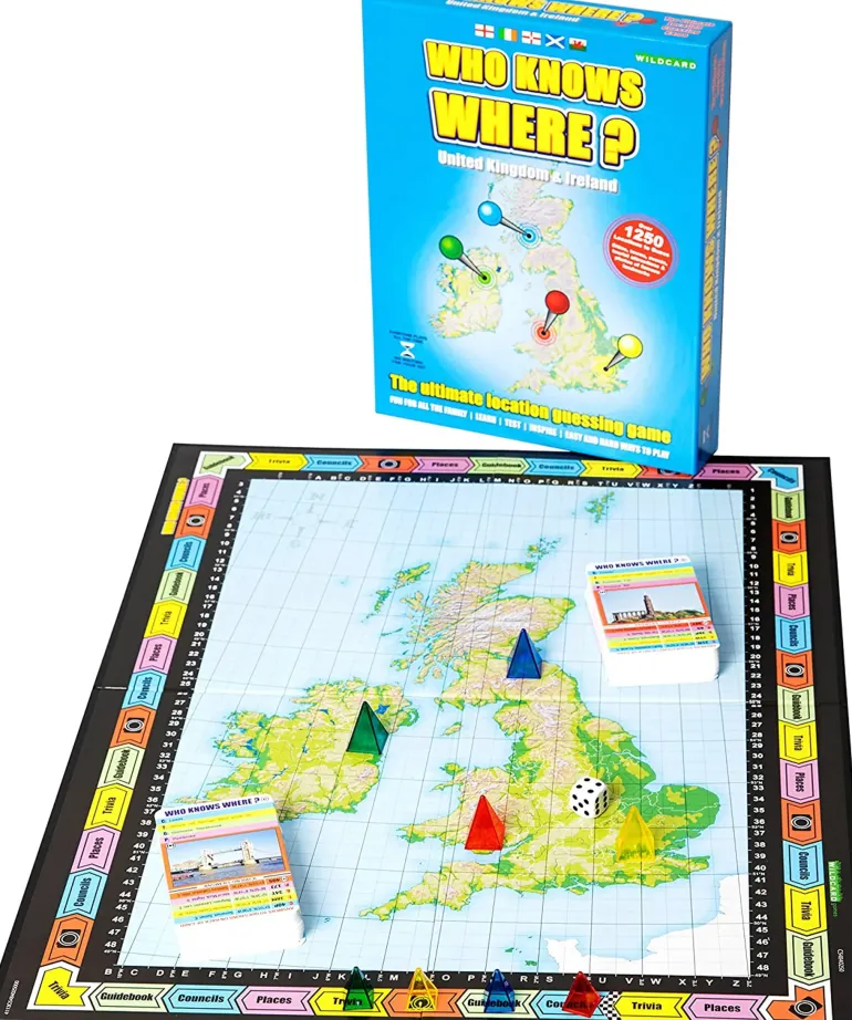 Wildcard Games Who Knows Where - UK and Ireland Game