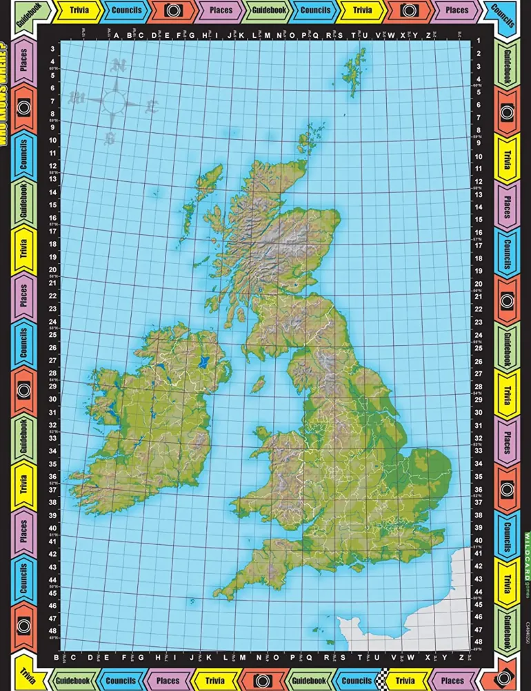 Wildcard Games Who Knows Where - UK and Ireland Game