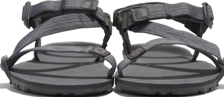Xero Shoes Mens Z-Trail EV Sandals - Steel Gray-Asphalt