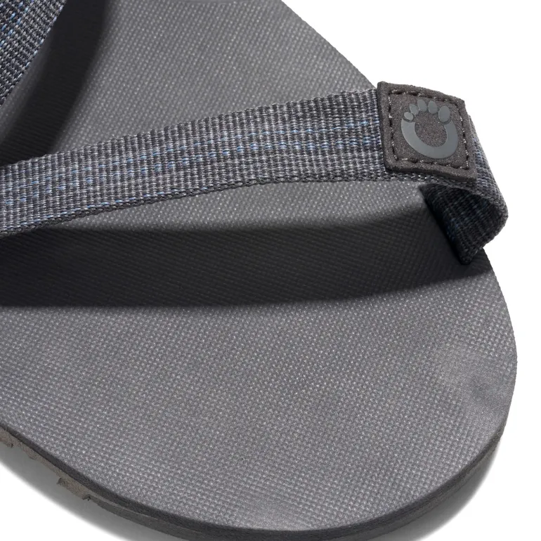 Xero Shoes Mens Z-Trail EV Sandals - Steel Gray-Asphalt