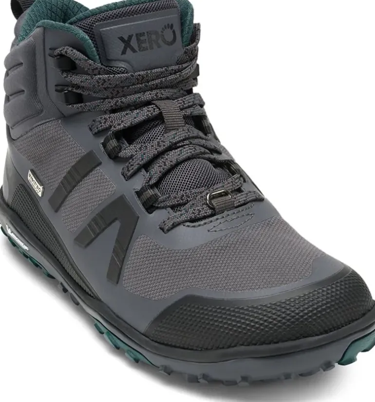 Xero Shoes Womens Scrambler Mid II WP Boot - Asphalt-Sea Moss