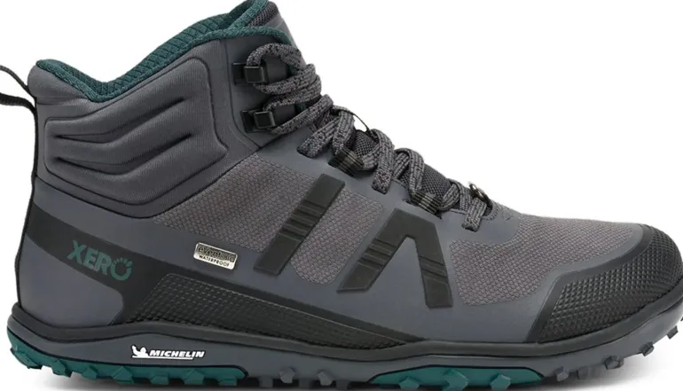 Xero Shoes Womens Scrambler Mid II WP Boot - Asphalt-Sea Moss