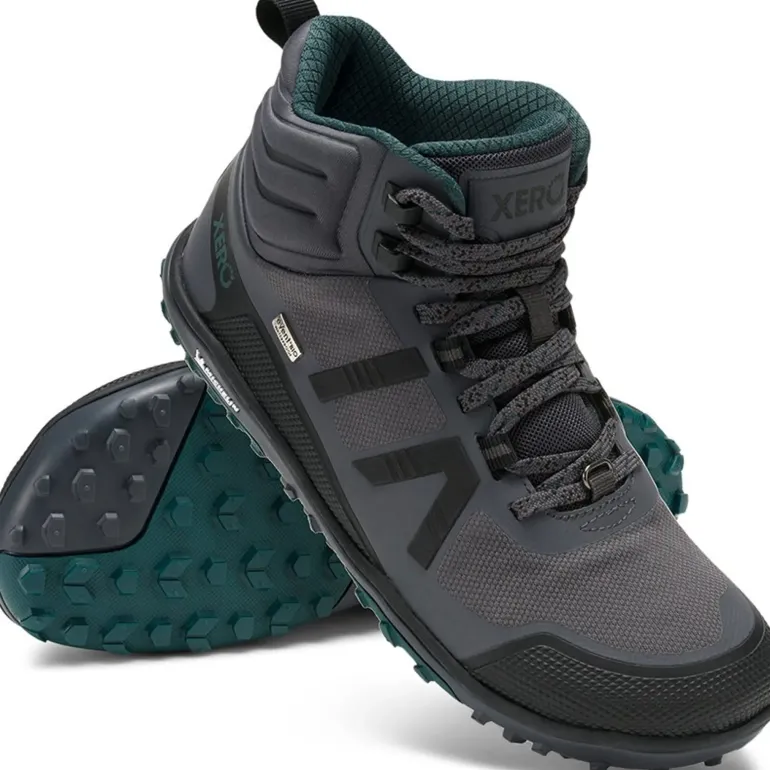 Xero Shoes Womens Scrambler Mid II WP Boot - Asphalt-Sea Moss